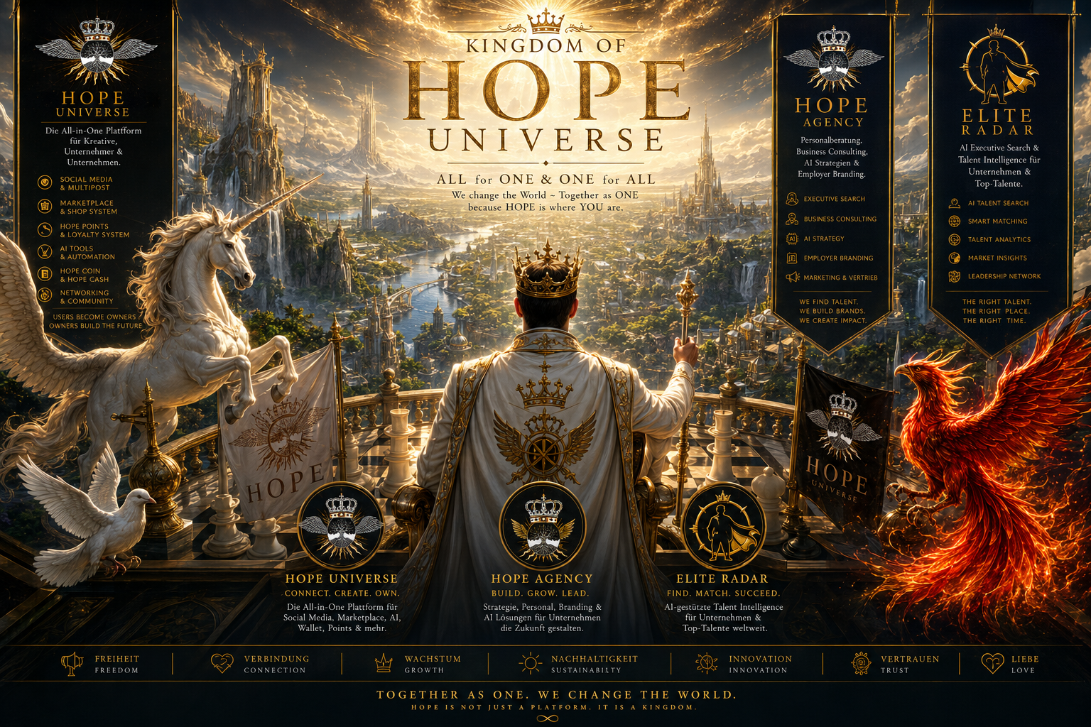 Kingdom of HOPE Universe — All for ONE & ONE for ALL